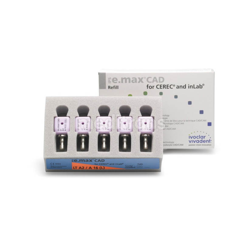 IPS e.max CAD for CEREC and inLab LT A16 (L) 5 sztuk