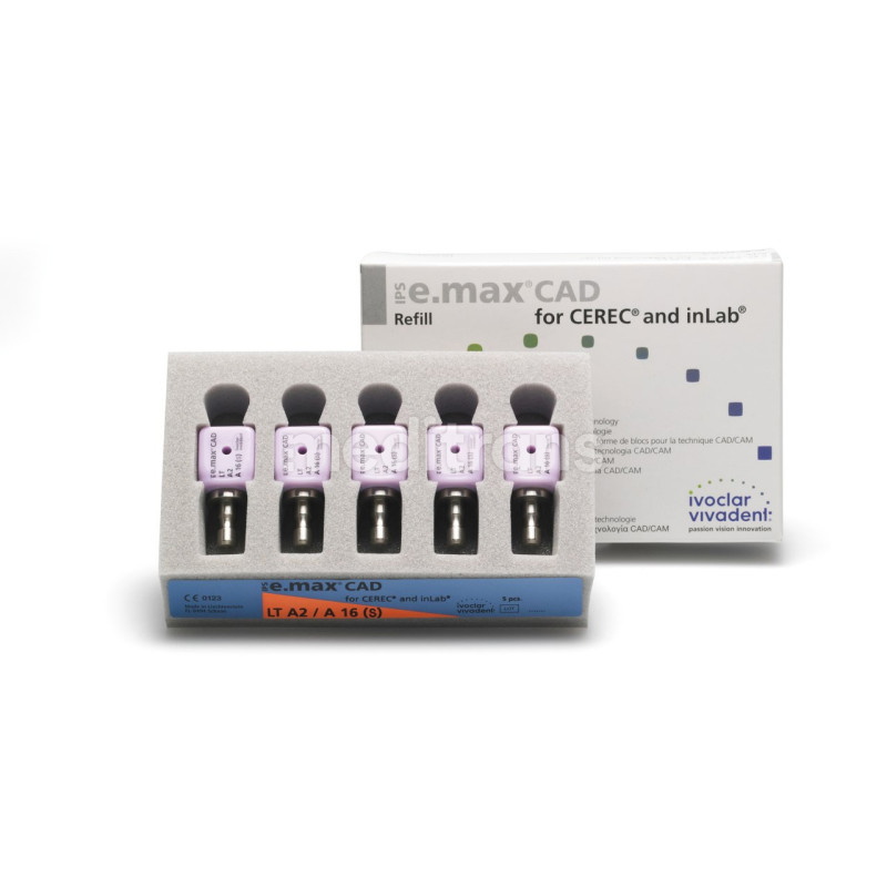 IPS e.max CAD for CEREC and inLab LT A16 (S) 5 sztuk