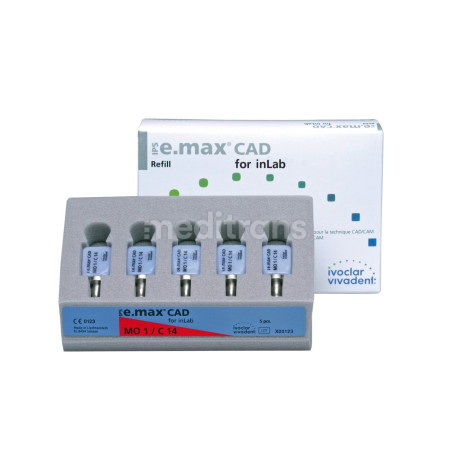 IPS e.max CAD for inLab MO C14 5 sztuk