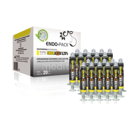 Strzykawka 5ml typu Luer-Lock ENDO-PACK - Chloraxid 5%