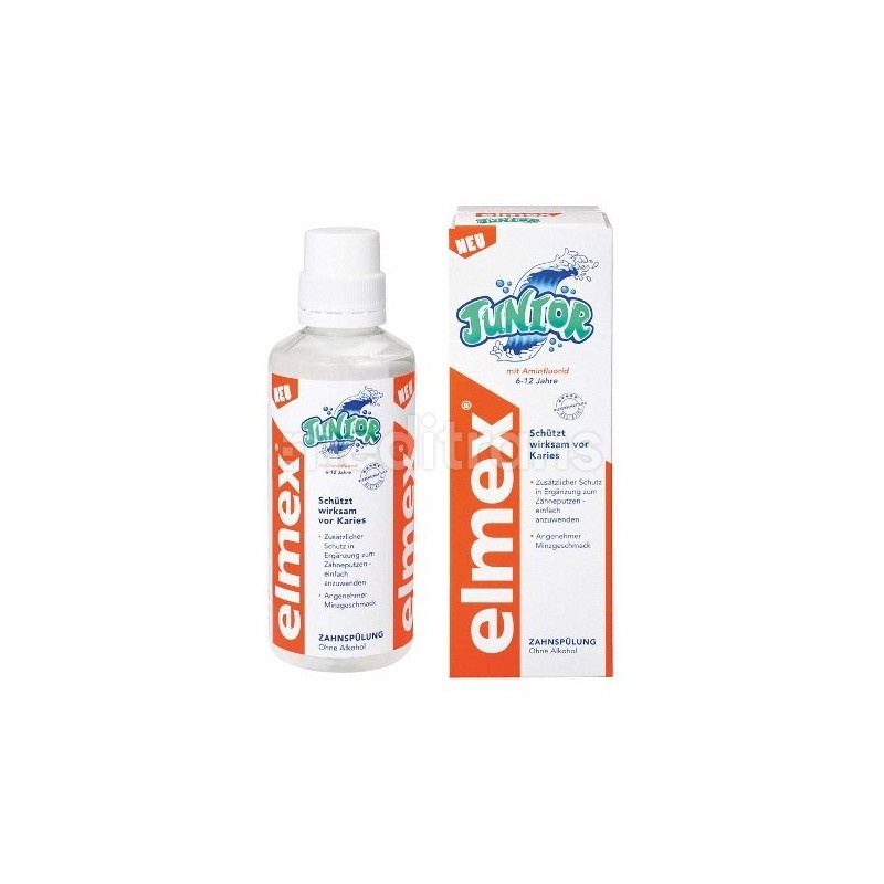 ELMEX Płyn do płukania jamy ustnej JUNIOR 400ml