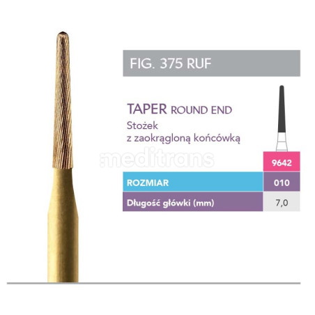 Prima Gold Taper Round End 30 nacięć 7,0 mm