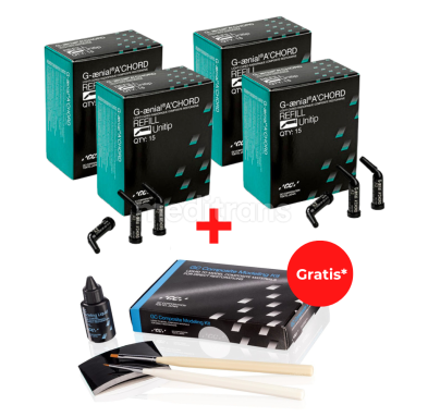 4 x G-aenial A'CHORD Unitip 15 sztuk + Composite Modelling Kit – GRATIS*