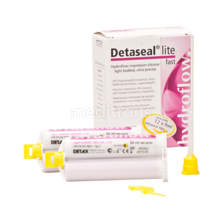 Detaseal hydroflow lite fast standard 2 x 50ml