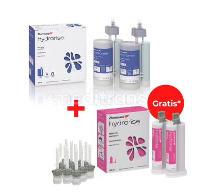 Hydrorise Maxi Putty Normal Set 2 x (380 ml cartridges) + II warstwa Hydrorise Light/Regular 2 x 50ml - GRATIS