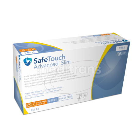 Rękawice nitrylowe Safe Touch Advanced Platinum Medicom Violet 100szt