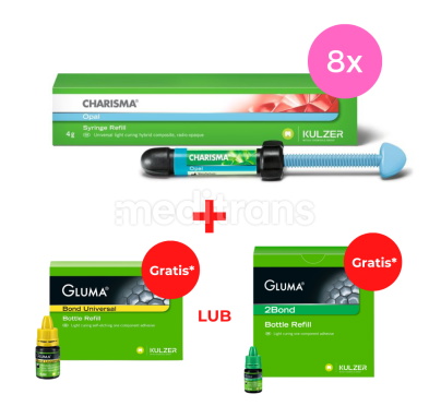 8 x Charisma Opal 4 g + Gluma Bond Universal lub Gluma 2BOND - Gratis*