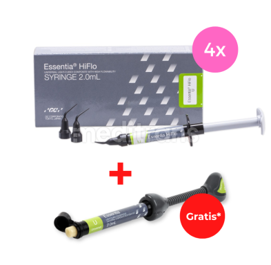 4 x Essentia HiFlo strzykawka 2 ml w odcieniu U + Essentia strzykawka 2 ml w odcieniu U - Gratis*