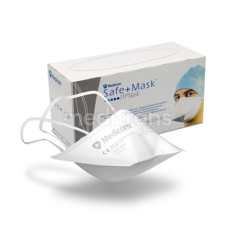 Maski medyczne SafeMask FFP2 pakowane indywidualnie