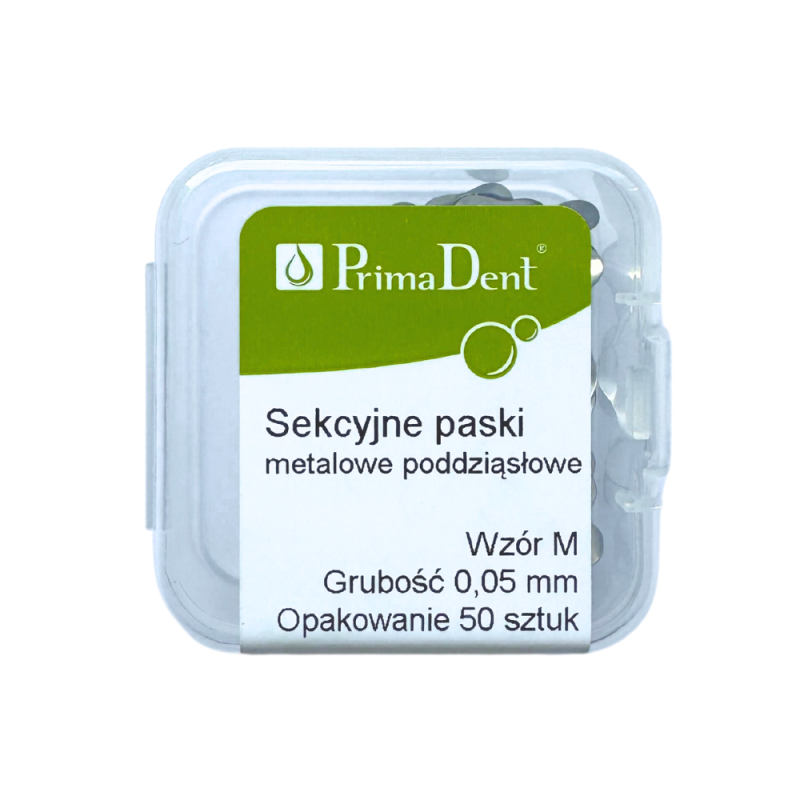 Formówki sekcyjne poddziąsłowe PrimaDent 0,05 mm