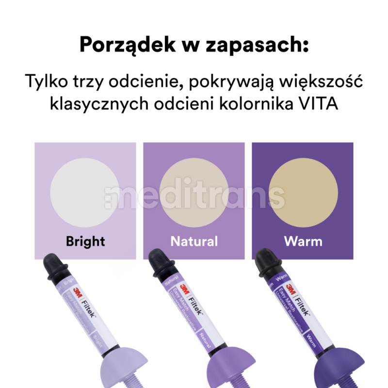 Filtek Easy Match zestaw kompozytów w kapsułkach 3x(20x0,2g)