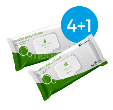 PrimaDent Wipes Premium PROMOCJA 4+1