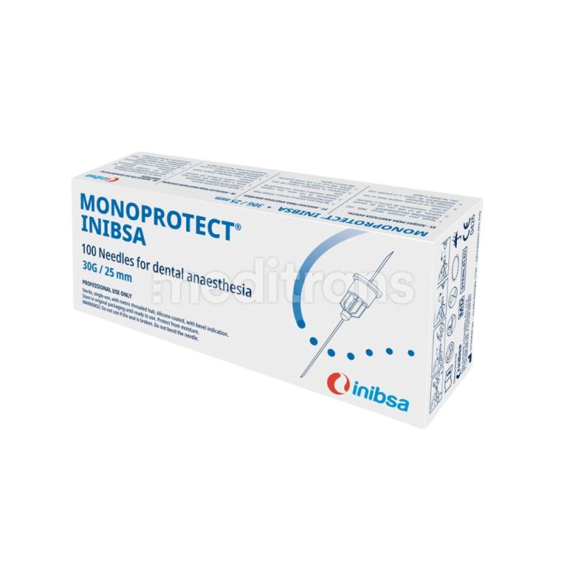 Igły do karpuli Monoprotect Inibsa 100 sztuk