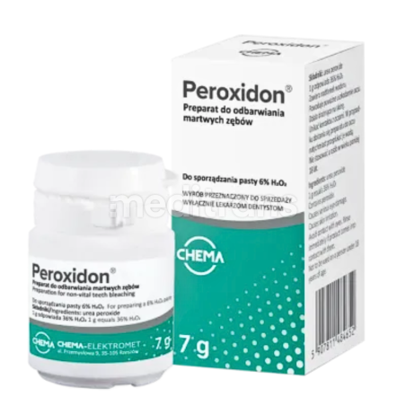 Peroxidon 7g - preparat do odbarwiania zębów martwych Chema