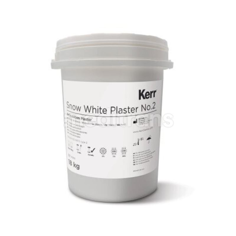 Gips Snow White Plaster - typ 2 KERR 18 kg WYPRZEDAŻ